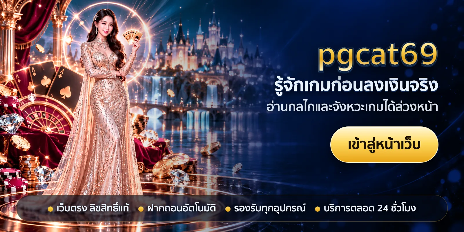 ภาพหัวเรื่องของ pgcat69 ชุดที่ 2 — รู้จักเกมก่อนลงเงินจริง